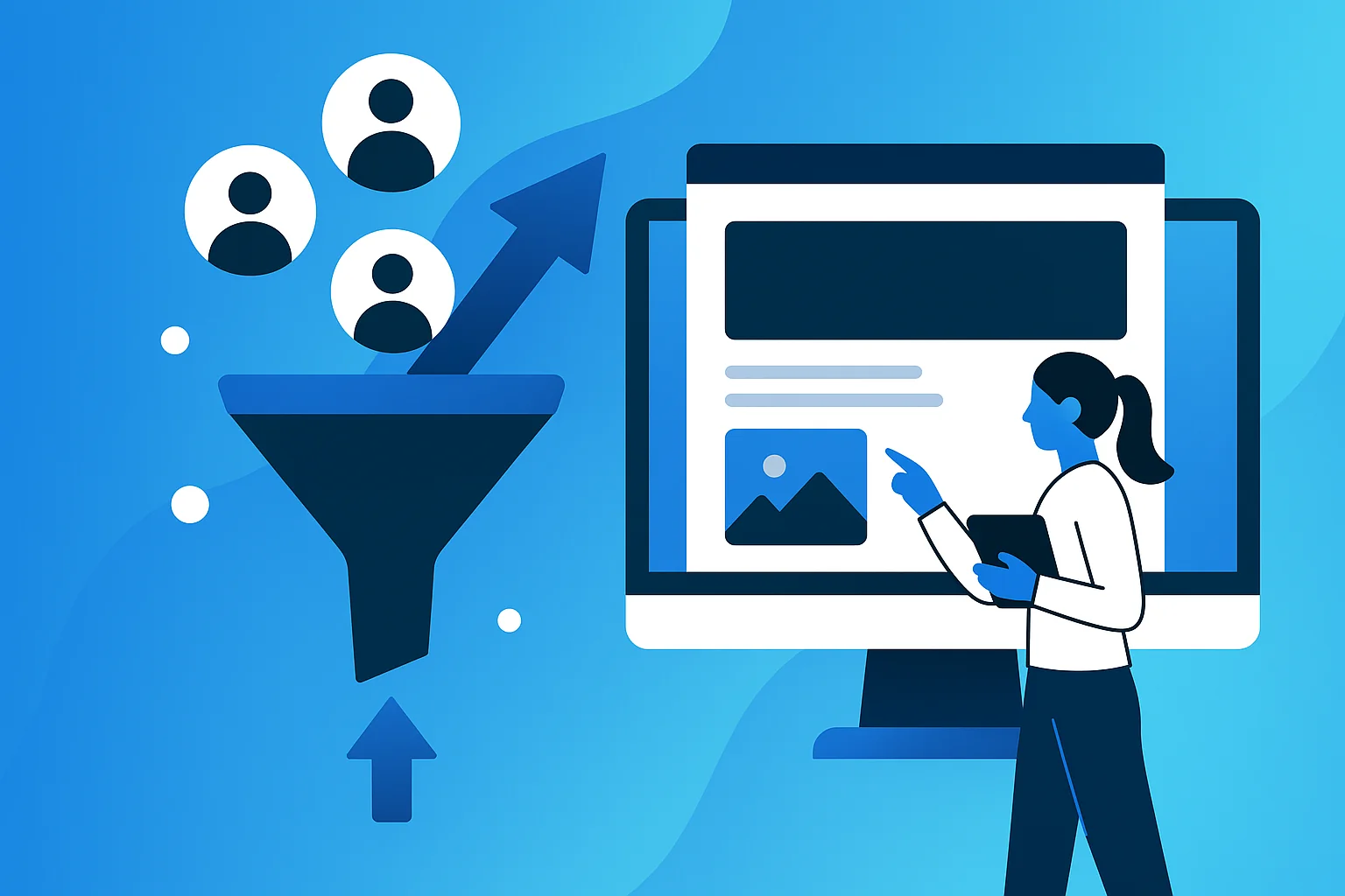 Lead generation from curated posts