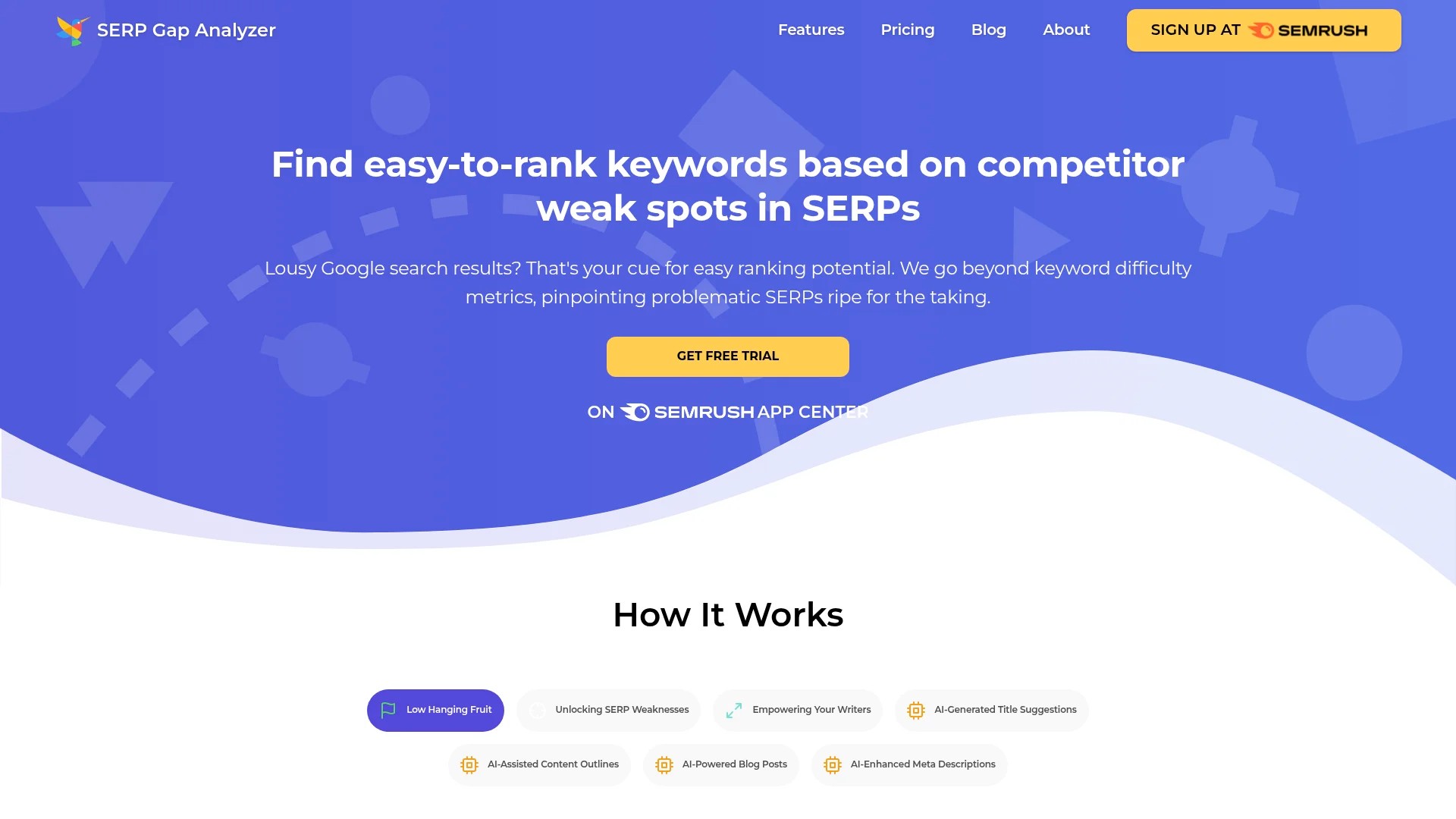 Screenshot of https://topicranker.com