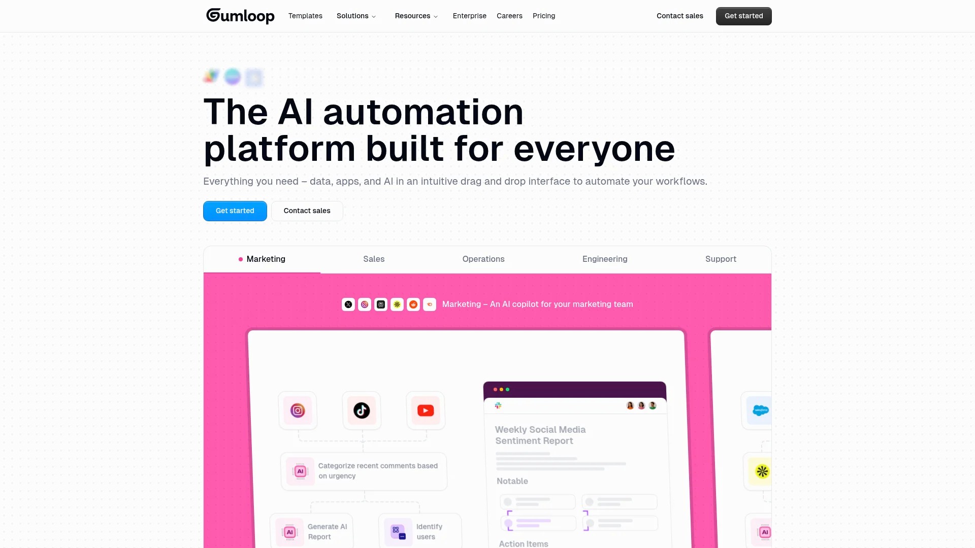 Screenshot of https://www.gumloop.com