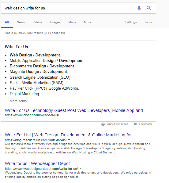 Google search