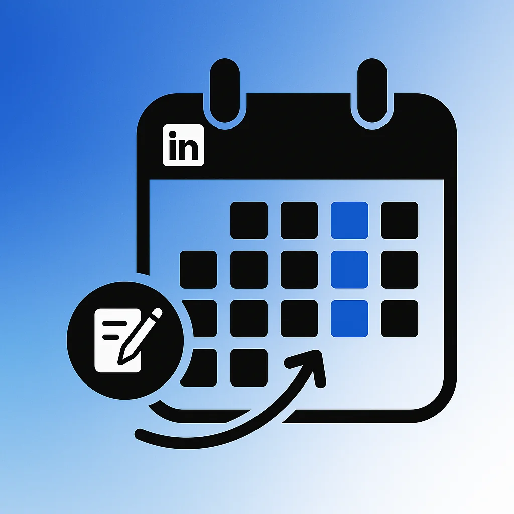 Creating a LinkedIn posting calendar
