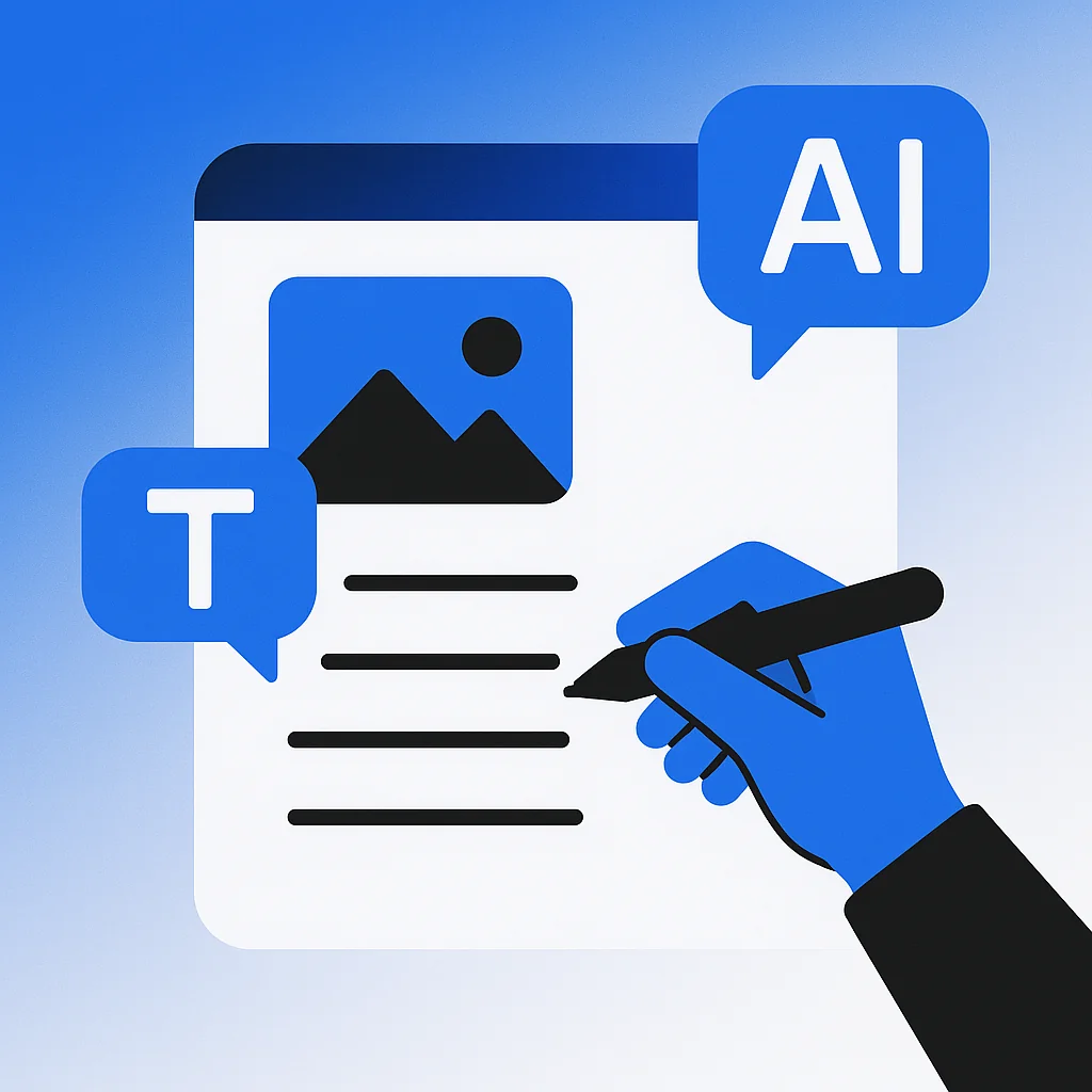 Writing captions that convert with AI