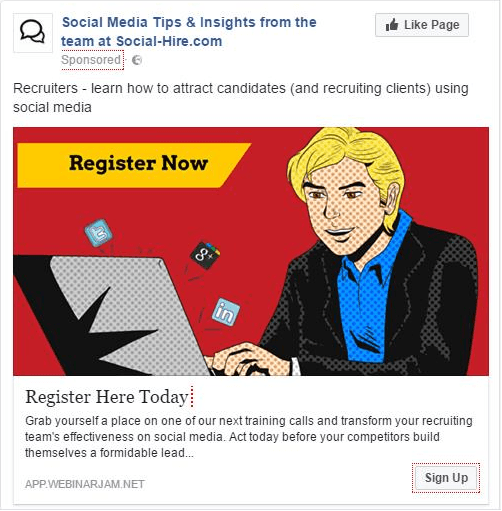 Facebook retargeting campaign