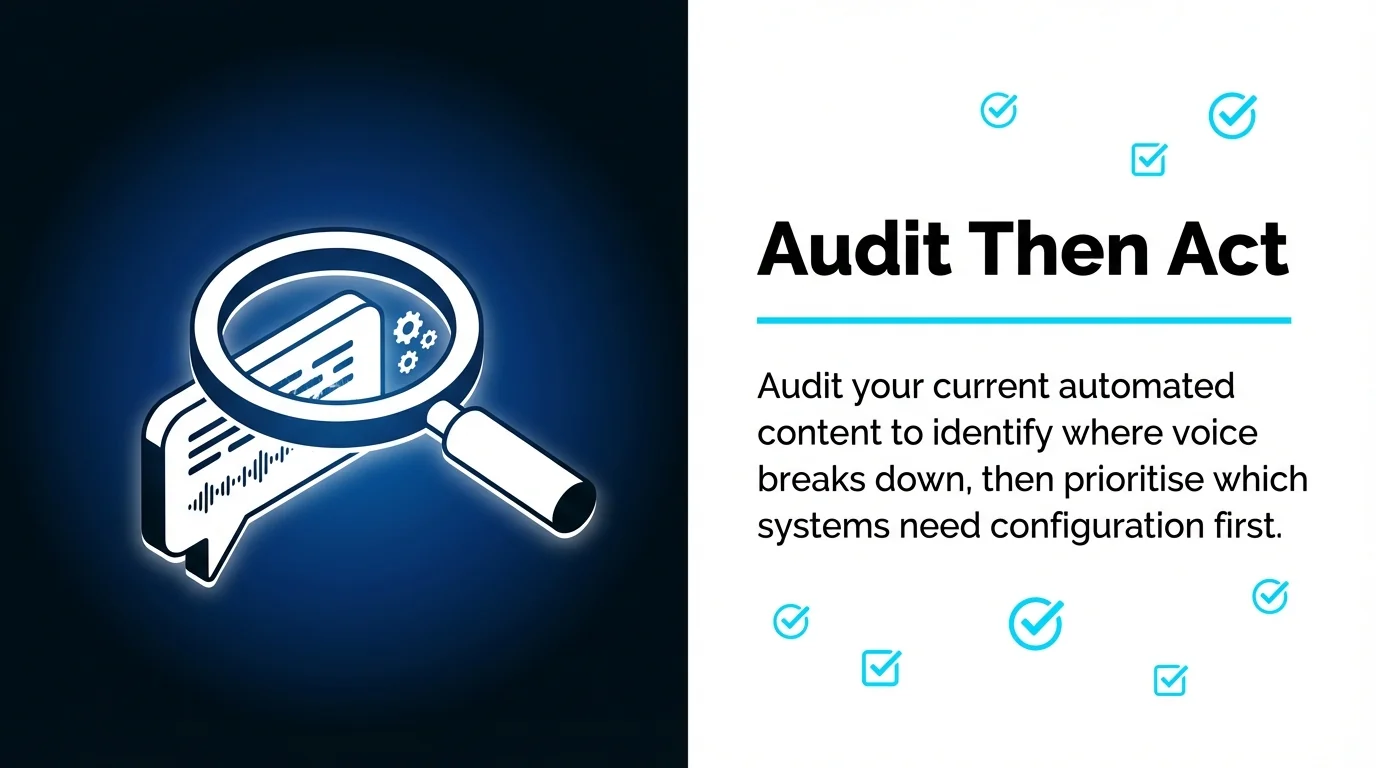 Audit Then Act