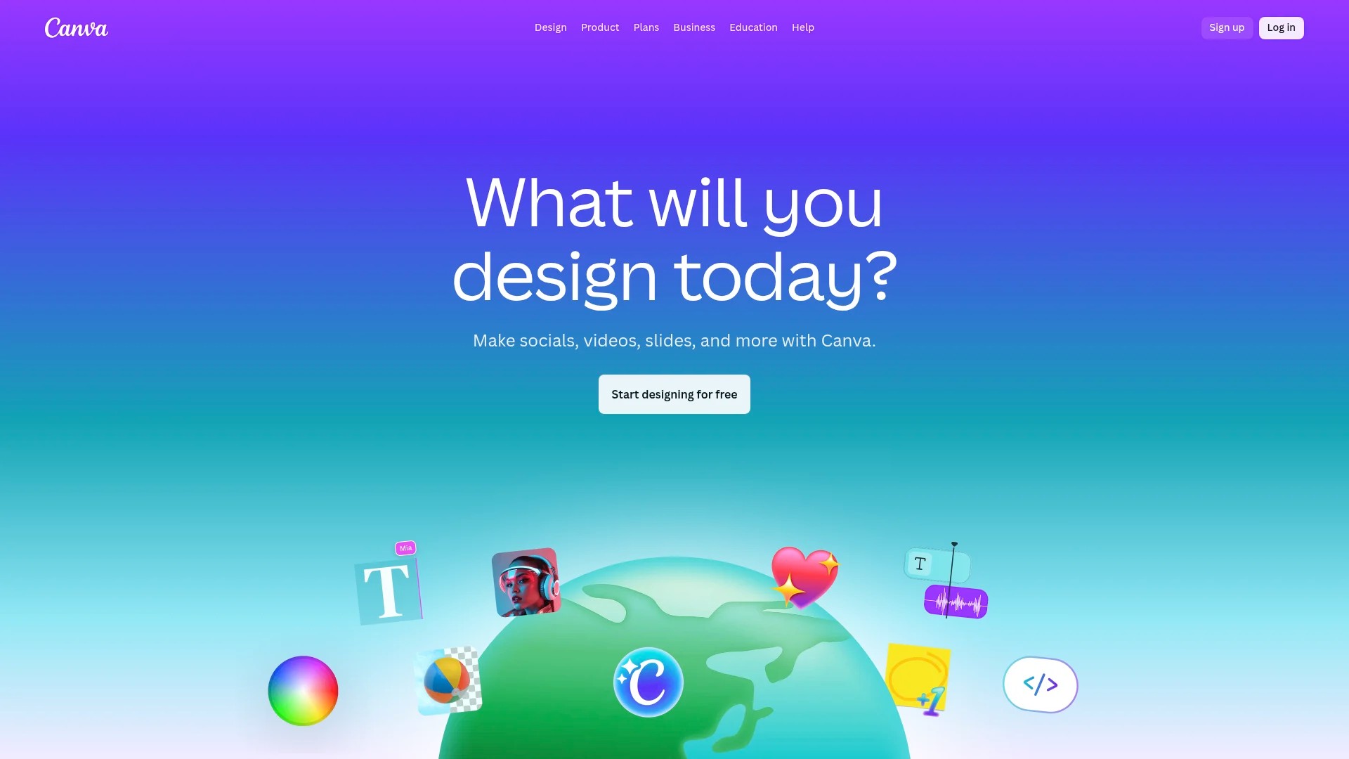 Screenshot of https://www.canva.com