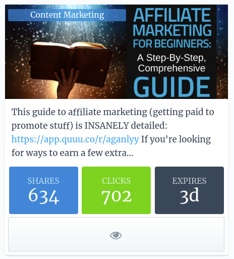 Smart Blogger's Quuu Promote results are helping them overcome ad blindness
